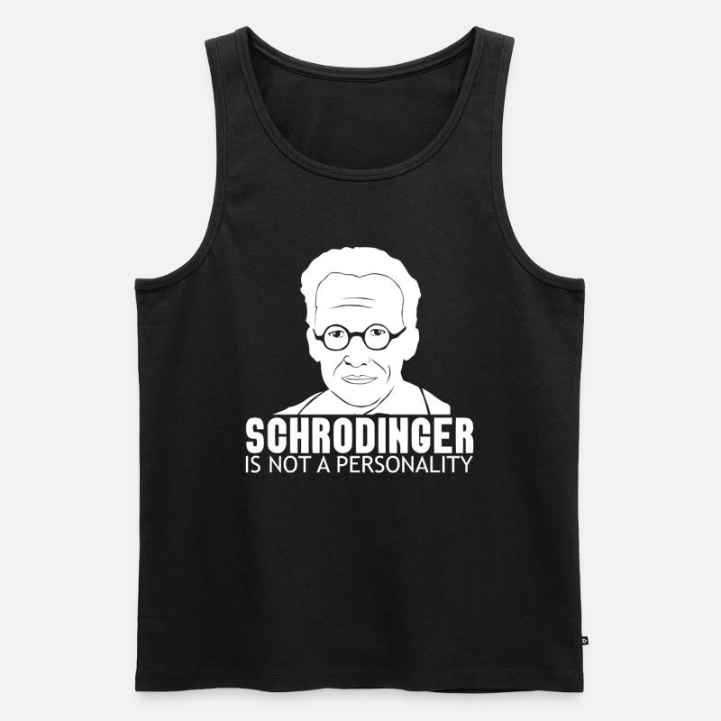 Physics Physicists Quantum Physics - Men's Premium Organic Tank Top - black