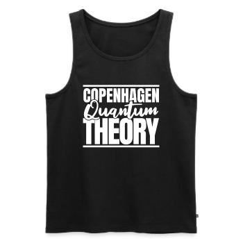 Physics Physicists Quantum Physics - Men's Premium Organic Tank Top - black - Front - AI Model Male 178 light (178cm)