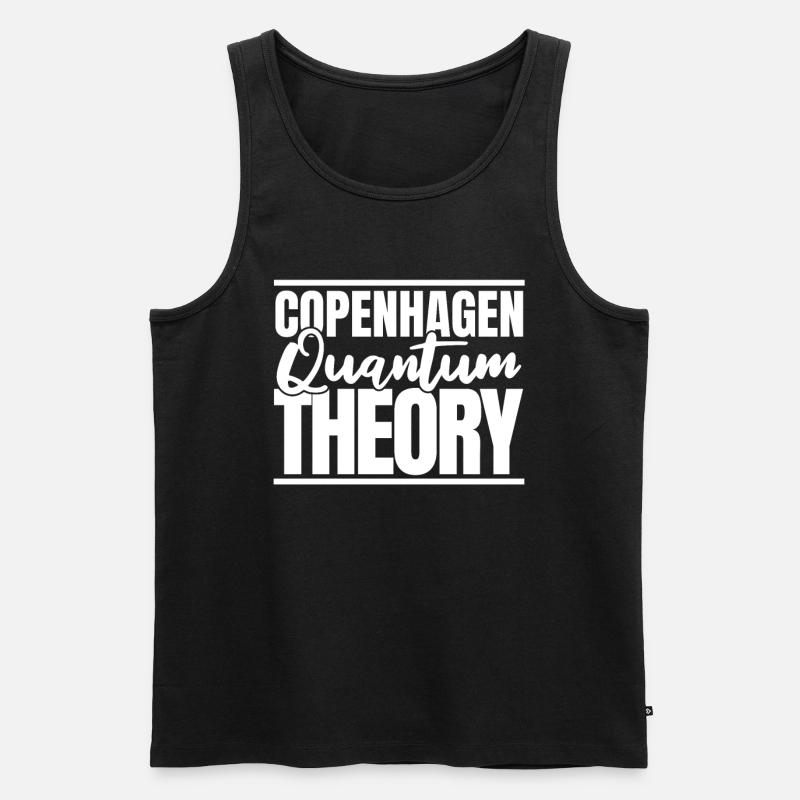 Physics Physicists Quantum Physics - Men's Premium Organic Tank Top - black