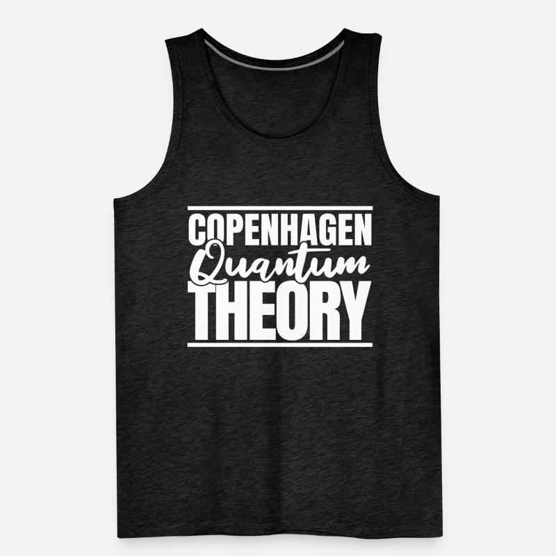 Physics Physicists Quantum Physics Men's Premium Organic Tank Top