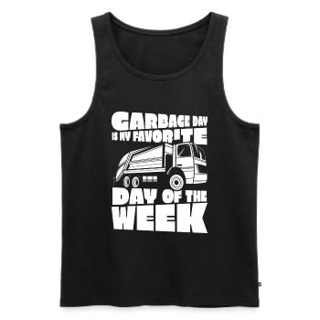 Truck Driver Trucker Truck Driver Funny - Men's Premium Organic Tank Top - black - Front - Michal (187cm)