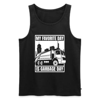 Truck Driver Trucker Truck Driver Funny - Men's Premium Organic Tank Top - black - Front - Michal (187cm)