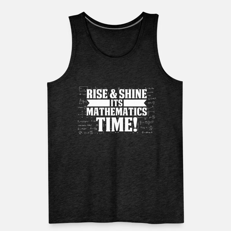 Math Teacher Math Teacher Funny Men's Premium Organic Tank Top