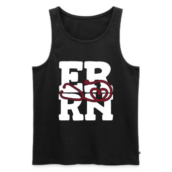 Krankenschwester Herz Notfall Krankenschwester - Männer Premium Bio Tank Top - Schwarz - Vorne - AI Model Male 178 light (178cm)