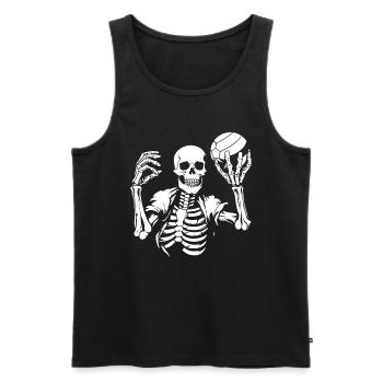 Volleyball Volleyballer Volleyball - Männer Premium Bio Tank Top - Schwarz - Vorne - Michal (187cm)