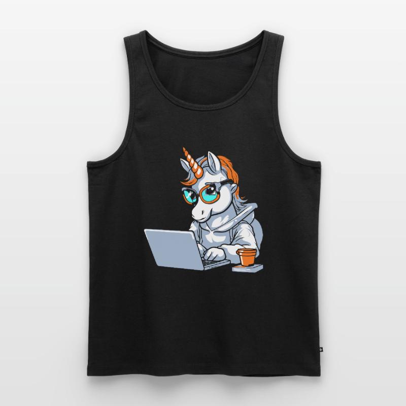 Developer, Coder, Programmer, Coffee Men's Premium Organic Tank Top