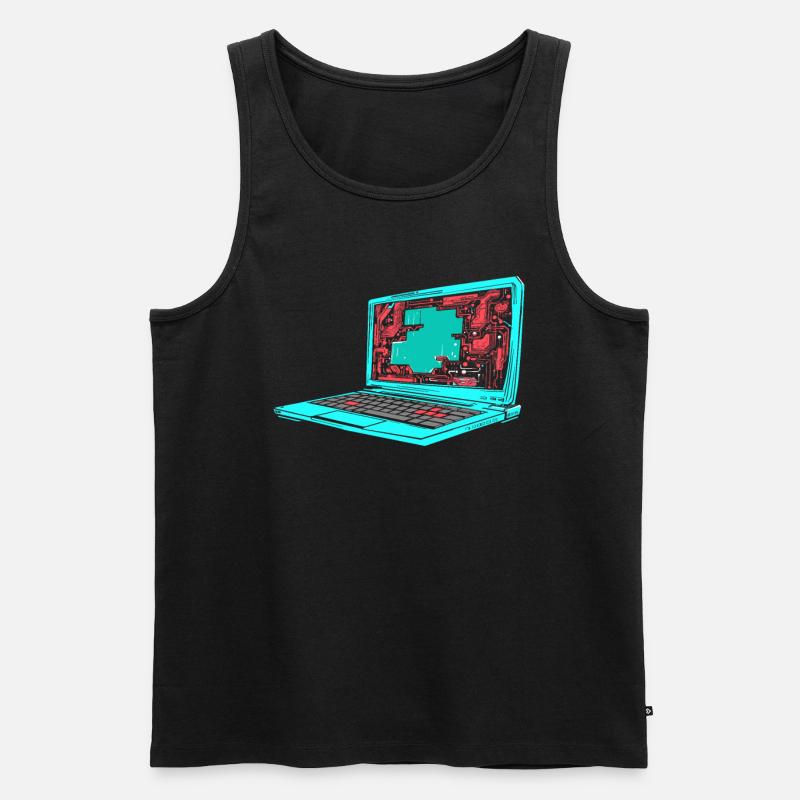 Entwickler Coder Programmierer - Männer Premium Bio Tank Top - Schwarz