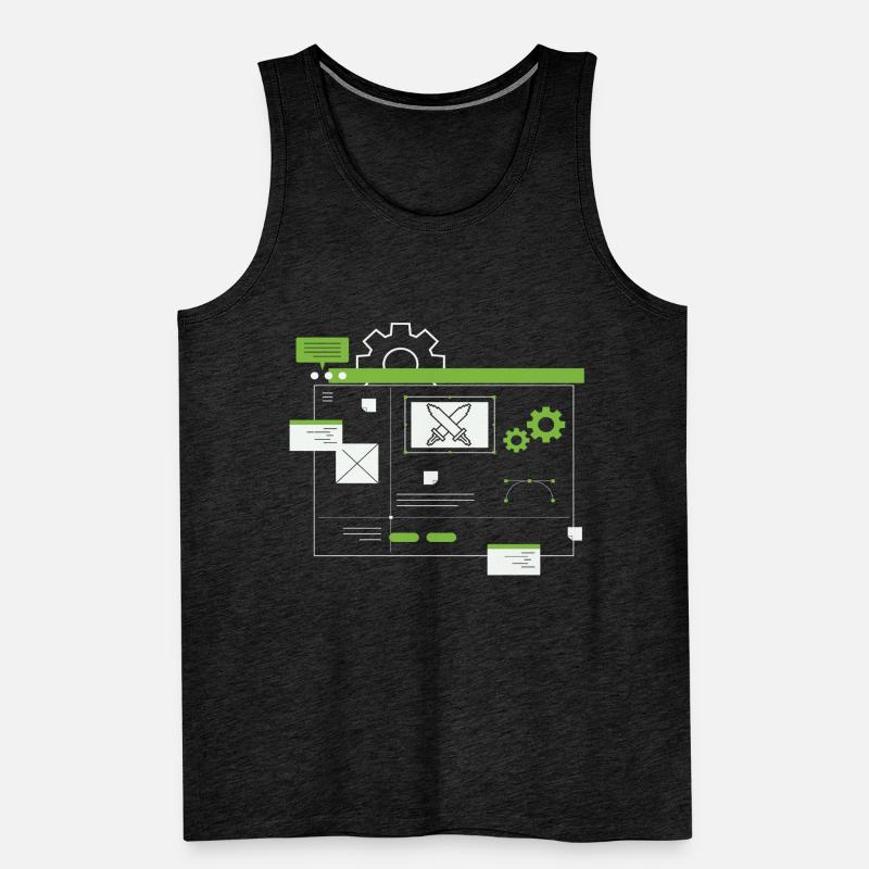 Entwickler Coder Programmierer Männer Premium Bio Tank Top