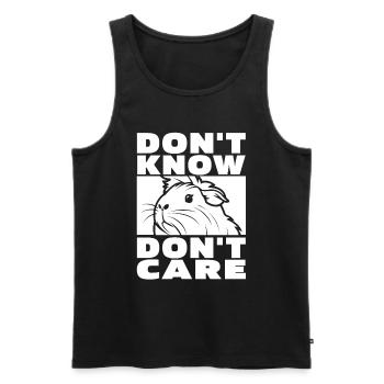 Guinea Pig Guinea Pig Funny - Men's Premium Organic Tank Top - black - Front - AI Model Male 178 light (178cm)