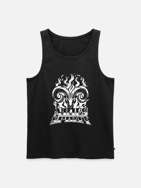 Aries Fire Spirit - Men's Premium Organic Tank Top - black