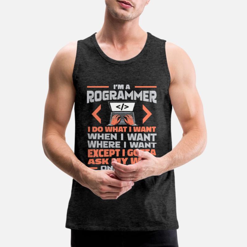 Entwickler Coder Programmierer Männer Premium Bio Tank Top