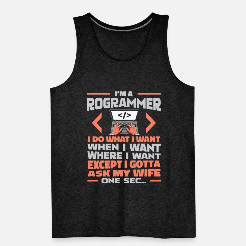 Entwickler Coder Programmierer Männer Premium Bio Tank Top