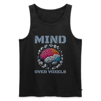 Gamer Gaming - Men's Premium Organic Tank Top - black - Front - Michal (187cm)