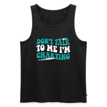 Nurse Nurse Equipment - Men's Premium Organic Tank Top - black - Front - Michal (187cm)