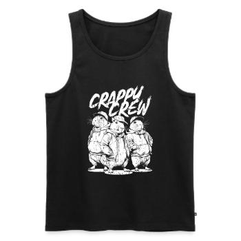 Capybara Wasserschwein - Männer Premium Bio Tank Top - Schwarz - Vorne - AI Model Male 178 light (178cm)