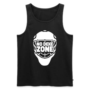 Eishockey Torwart Torwart - Männer Premium Bio Tank Top - Schwarz - Vorne - AI Model Male 178 light (178cm)