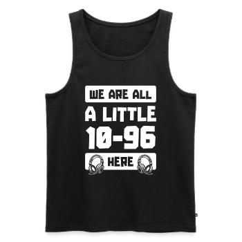 Emergency Call Control Center Operations Center - Men's Premium Organic Tank Top - black - Front - Michal (187cm)