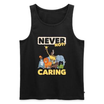 Zookeeper Zookeeper - Men's Premium Organic Tank Top - black - Front - AI Model Male 178 light (178cm)