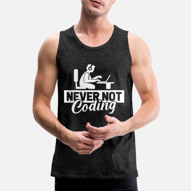 Developer Coder Programmer Men's Premium Organic Tank Top