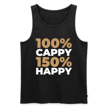 Capybara Wasserschwein - Männer Premium Bio Tank Top - Schwarz - Vorne - AI Model Male 178 light (178cm)