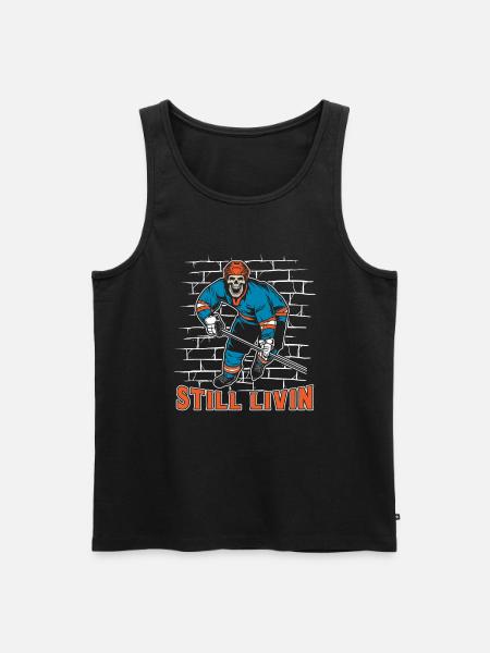 Ice hockey - Men's Premium Organic Tank Top - black