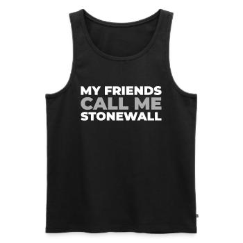 Eishockey Torwart Torwart - Männer Premium Bio Tank Top - Schwarz - Vorne - Michal (187cm)