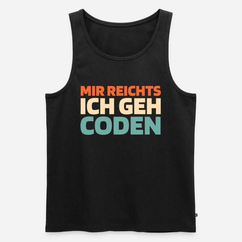 Entwickler Coder Programmierer - Männer Premium Bio Tank Top - Schwarz