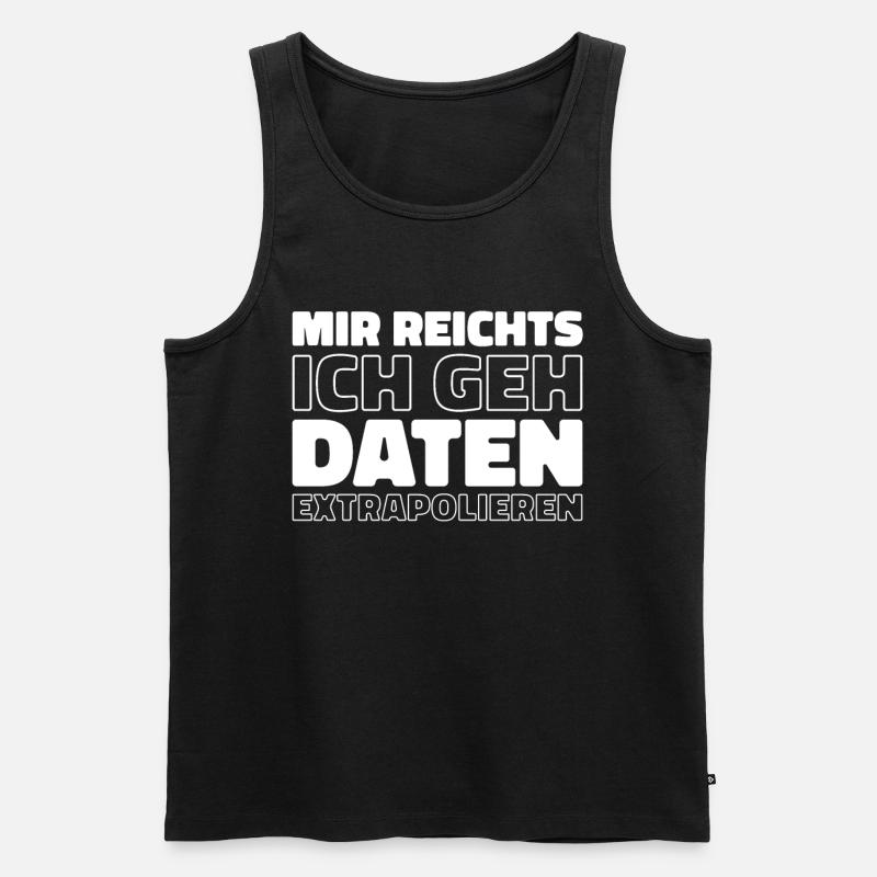 Data Science Data Analyst - Männer Premium Bio Tank Top - Schwarz