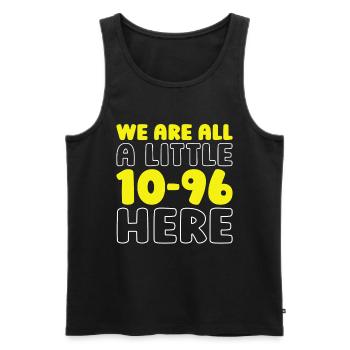 Emergency Call Control Center Operations Center - Men's Premium Organic Tank Top - black - Front - Michal (187cm)