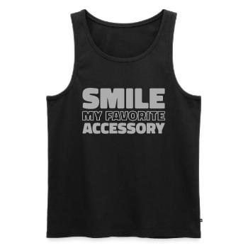 Krankenschwester - Männer Premium Bio Tank Top - Schwarz - Vorne - Michal (187cm)