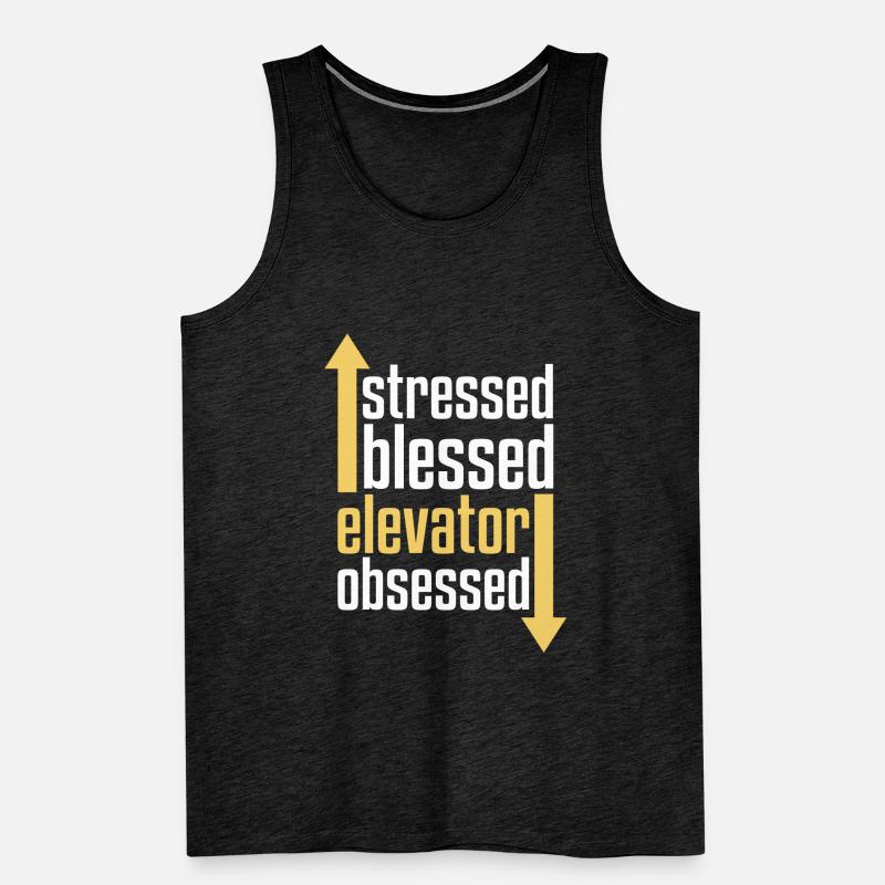 Elevator Elevator Men's Premium Organic Tank Top