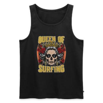 Surfer Surfen Reine Du Surf - Débardeur bio Premium Homme - noir - Devant - Michal (187cm)