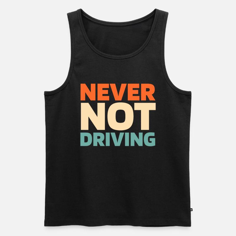 Lokführer Zugführer - Männer Premium Bio Tank Top - Schwarz