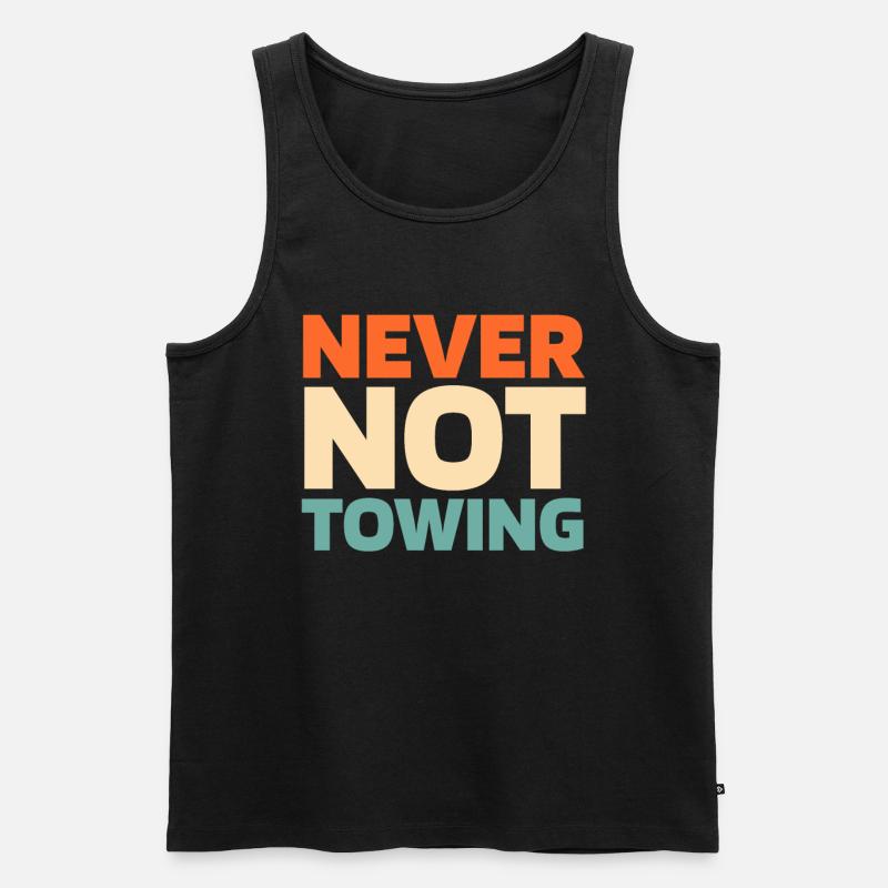 Abschleppdienst Abschlepper - Männer Premium Bio Tank Top - Schwarz