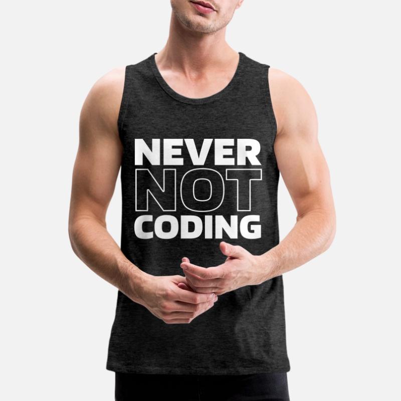 Developer Coder Programmer Men's Premium Organic Tank Top