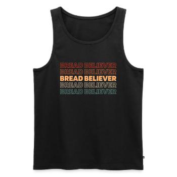 Sauerteig Brot - Männer Premium Bio Tank Top - Schwarz - Vorne - AI Model Male 178 light (178cm)