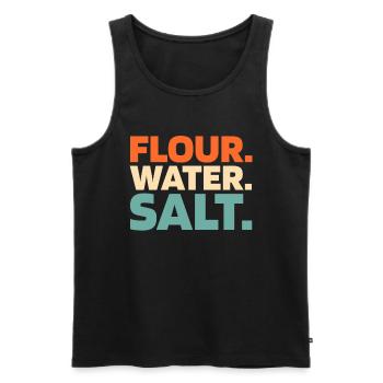 Sourdough bread - Men's Premium Organic Tank Top - black - Front - Michal (187cm)
