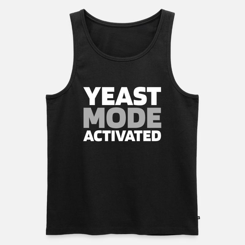 Sauerteig Brot - Männer Premium Bio Tank Top - Schwarz