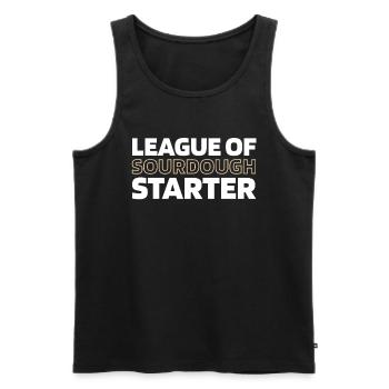 Sauerteig Brot - Männer Premium Bio Tank Top - Schwarz - Vorne - Michal (187cm)