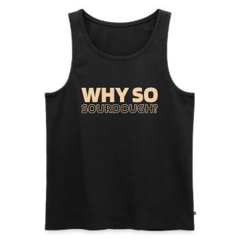 Sauerteig Brot - Männer Premium Bio Tank Top - Schwarz - Vorne - Michal (187cm)