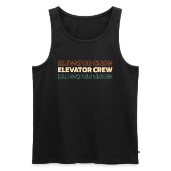 Elevator Elevator - Men's Premium Organic Tank Top - black - Front - AI Model Male 178 light (178cm)