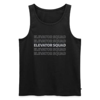 Elevator Elevator - Men's Premium Organic Tank Top - black - Front - AI Model Male 178 light (178cm)