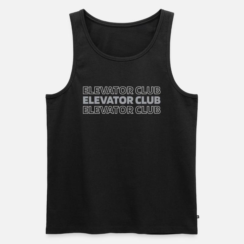 Elevator Elevator - Men's Premium Organic Tank Top - black