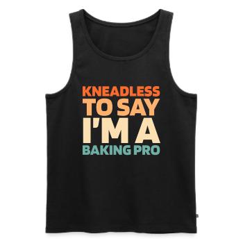 Sauerteig Brot - Männer Premium Bio Tank Top - Schwarz - Vorne - Michal (187cm)