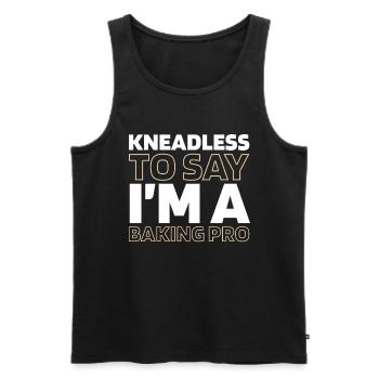 Sourdough bread - Men's Premium Organic Tank Top - black - Front - Michal (187cm)