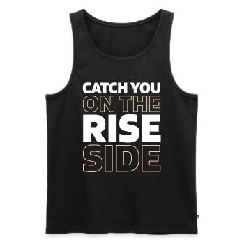 Sauerteig Brot - Männer Premium Bio Tank Top - Schwarz - Vorne - AI Model Male 178 light (178cm)