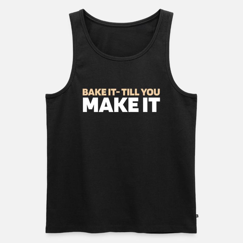 Sauerteig Brot - Männer Premium Bio Tank Top - Schwarz