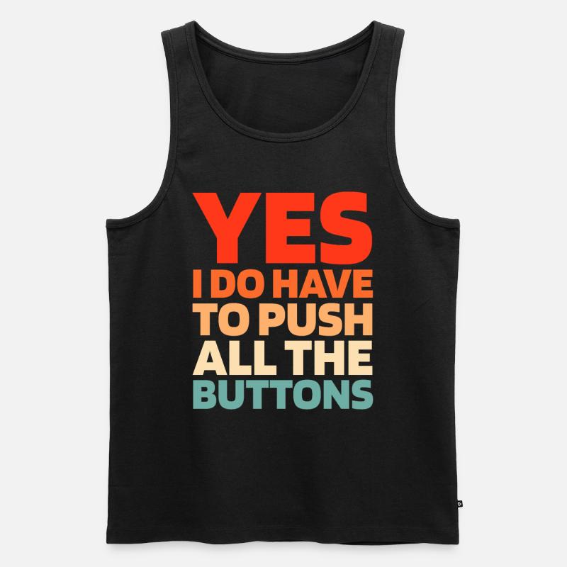 Elevator Elevator - Men's Premium Organic Tank Top - black