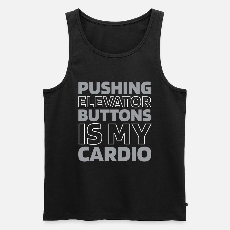 Elevator Elevator - Men's Premium Organic Tank Top - black