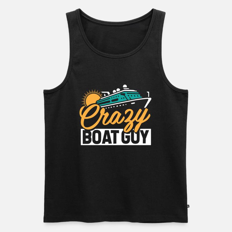 Kreuzfahrt - Männer Premium Bio Tank Top - Schwarz